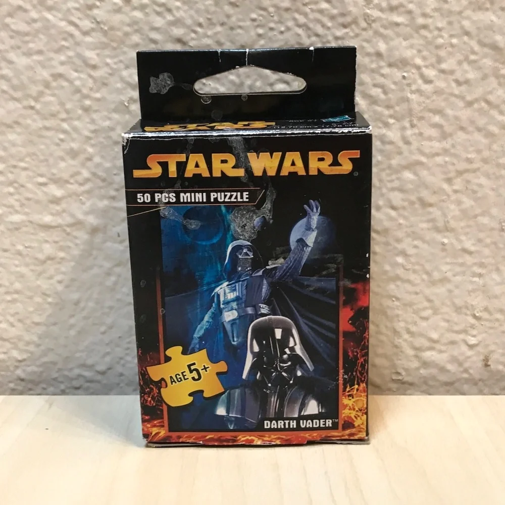 Star Wars Mini Puzzles. Darth Vader & Yoda. 50 Pcs Each. 2005. - Picture 5 of 9
